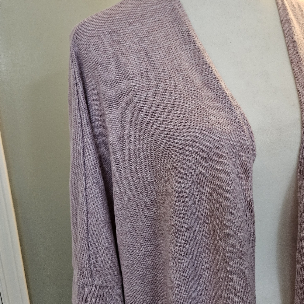 Torrid Women's Size 3 Lavender Open-Front Cardigan Sweater Short Sleeved - Picture 3 of 12